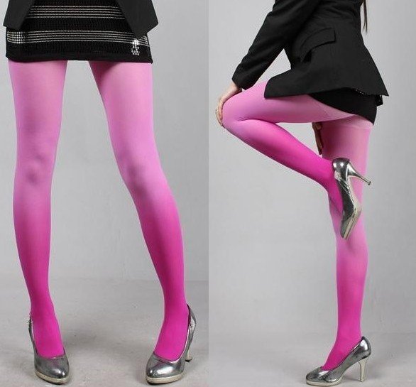 Color gradient Panty stockings/ Leggings free shiping