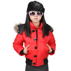 Colorful pig children's clothing child cotton-padded jacket stand collar plush hat thickening wadded jacket outerwear