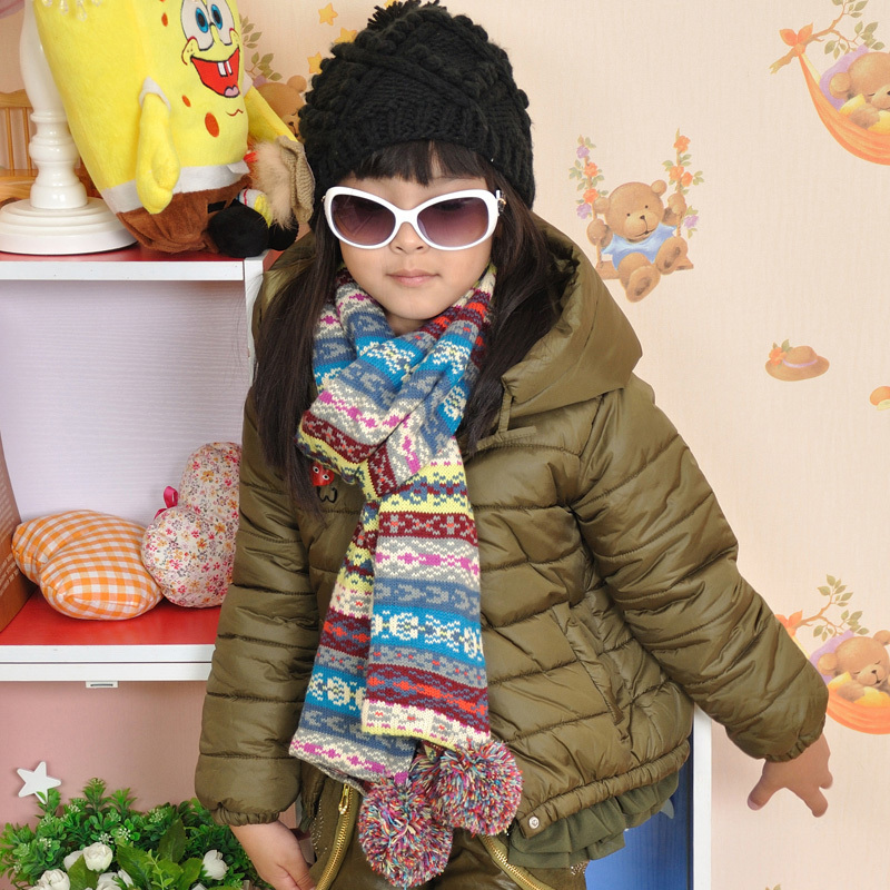 Colorful pig children's clothing winter thickening hooded wadded jacket lace outerwear cotton-padded jacket wadded jacket f-769