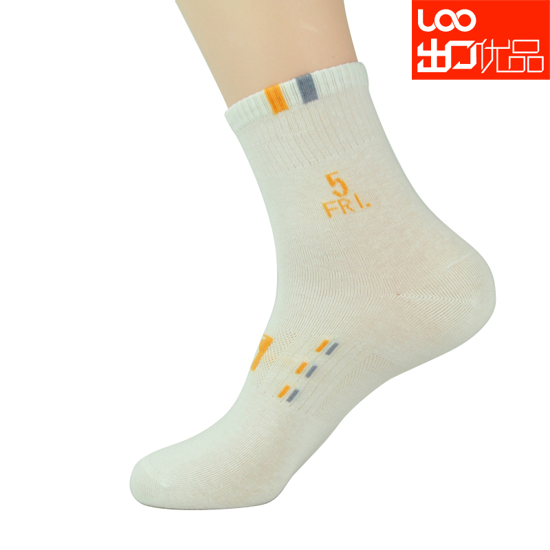 Comfortable breathable knee-high 7-day socks male Women 7