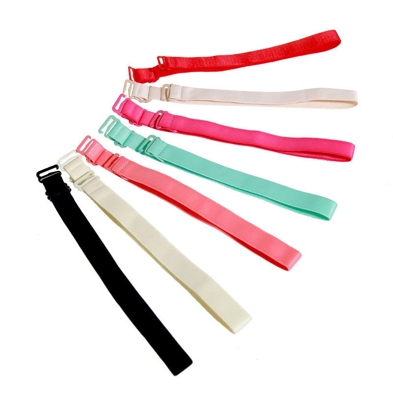 Comfortable replace shoulder strap 1.5cm solid color smooth underwear bra double shoulder strap 5010