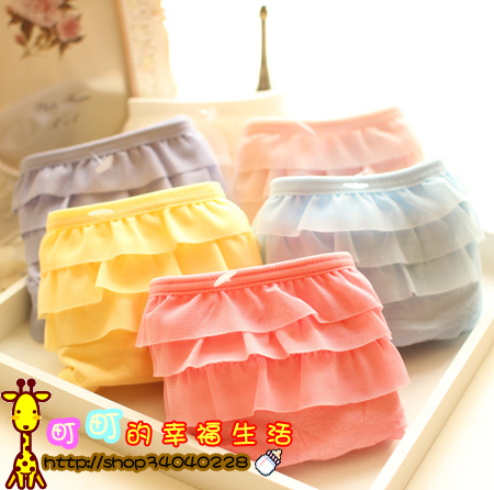 Comfortable solid color layers of cake modal panties ultra soft fabric smallerone women's low-waist panties