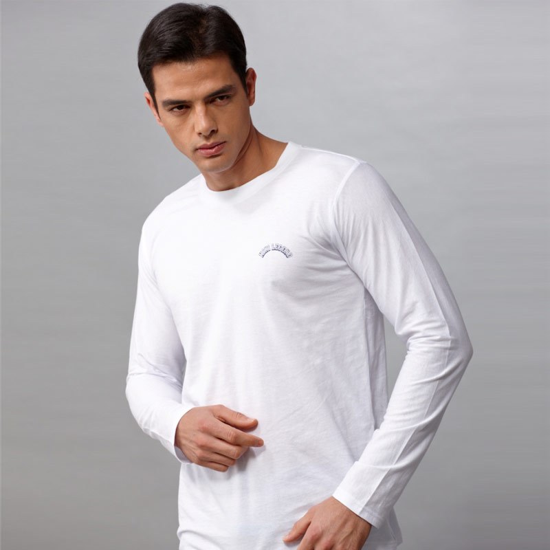 Comsoft underwear lounge 100% cotton long-sleeve o-neck t-shirt cs-6003
