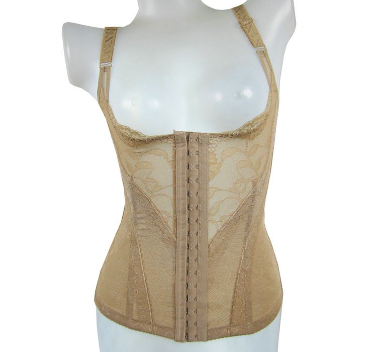 Control Abdomen Up Chest  Breathable Underwear,Women Body Building Shaping Slimming Vest,Free Shipping