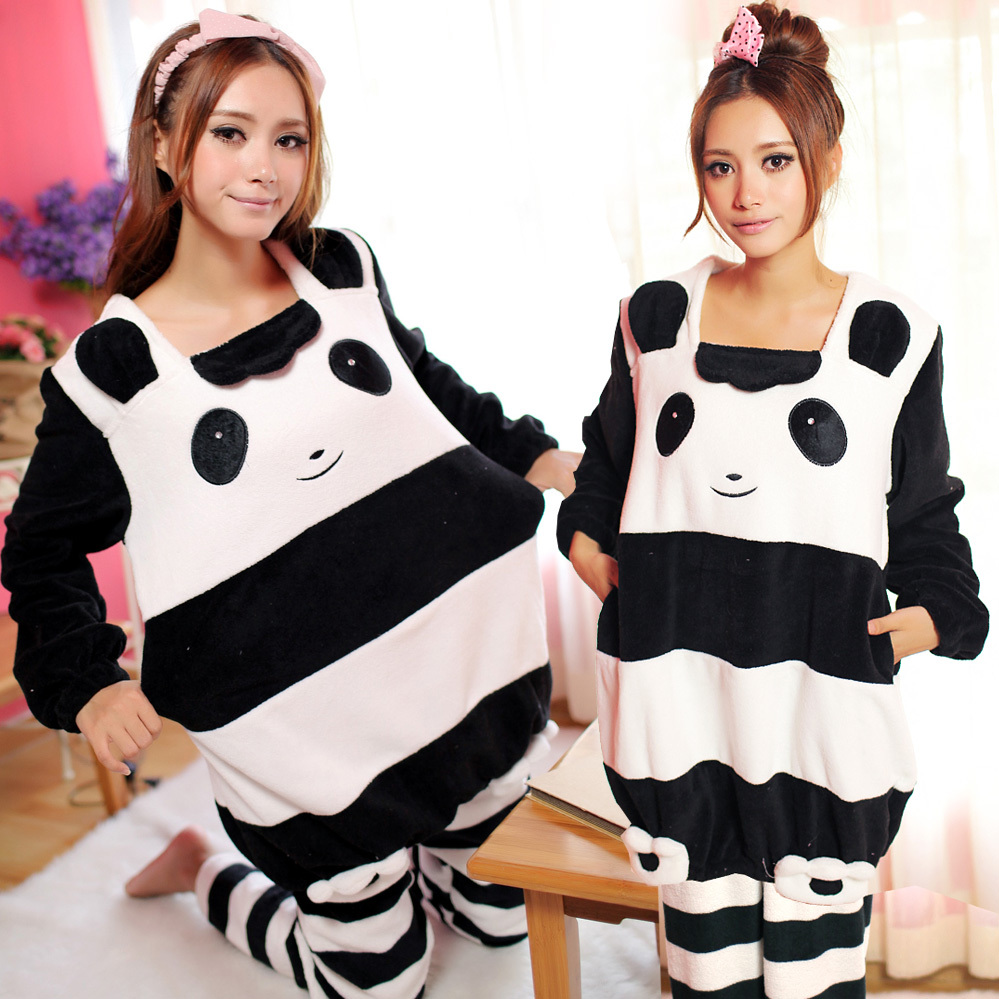 Coral fleece sleepwear autumn and winter advanced thermal coral fleece women's sleepwear lounge