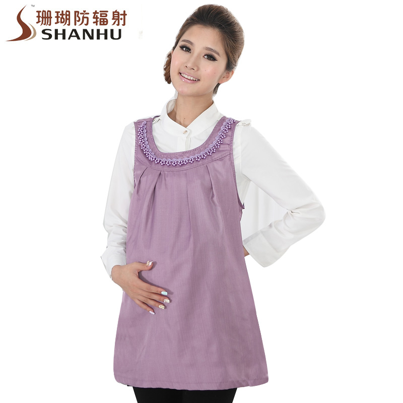 Coral maternity radiation-resistant maternity clothing silver fiber radiation-resistant clothes