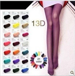 Core silk panty hose candy color stockings silk stockings manufacturer wholesale