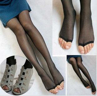 Core wire pantyhose open-toed the socks Yuzui socks ultra-thin stockings free shipping