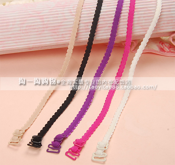 Corrugated halter-neck shoulder strap gentlewomen underwear shoulder strap invisible pectoral girdle halter-neck bra belt