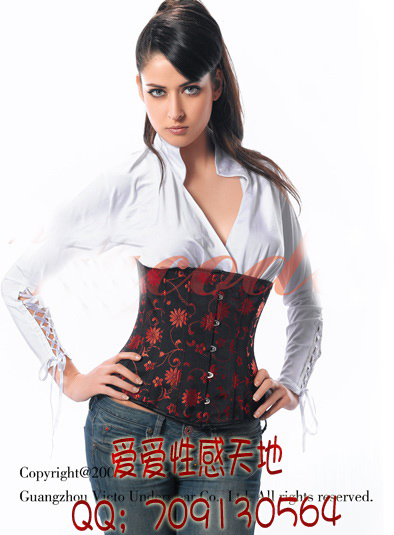 Corselets vest bone clothing quality royal shapewear short design corset belt clip cummerbund shaper 9422