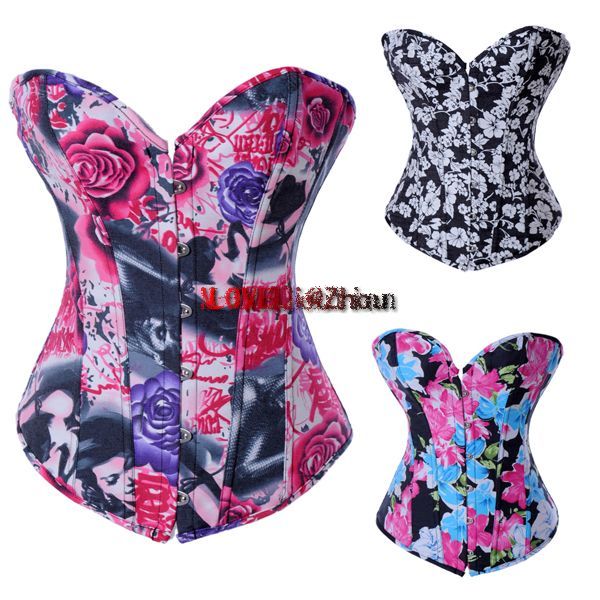 Corset bone clothing costume royal corset underwear formal dress women's underwear tiebelt 3 catawba bra