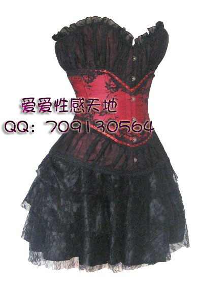 Corset bra vest bone clothing fashion royal shapewear shaper sexy short skirt 827