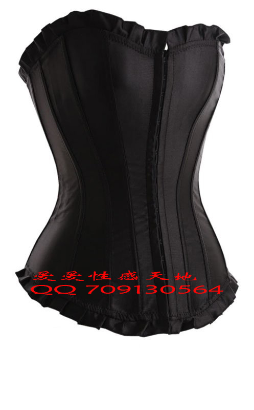 Corset bra vest bone clothing quality royal shapewear black sexy shaper 015