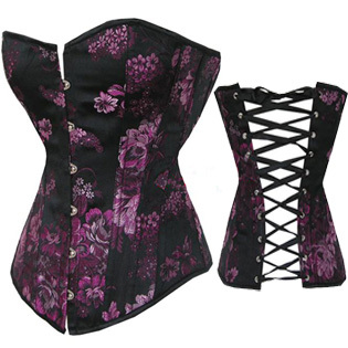 Corset fashion beauty care shaper shapewear vest purple embroidered formal dress basic body shaping vest