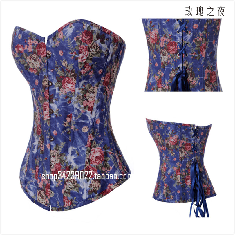 Corset fashion royal shaper shapewear denim body shaping vest sexy corset