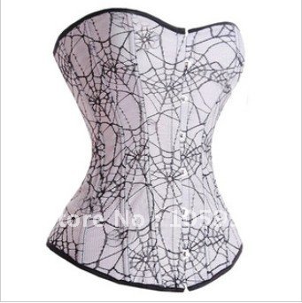 Corset+G-String!New Style Hot Sale Sexy Corset bustier with pattern design,Free Shipping,Wholesale And Retail,8185
