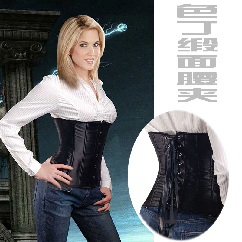 Corset gothic royal abdomen drawing hot-selling body shaping cummerbund abdomen drawing belt staylace thin belt