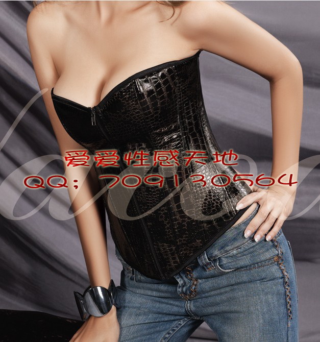 Corset high quality suede vest leather luxury royal shapewear sexy shaper k105