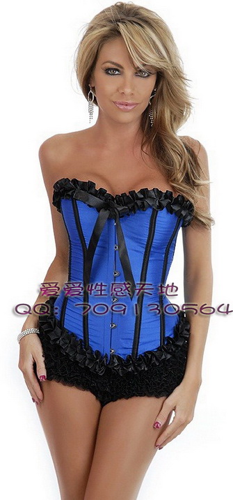 Corset quality royal shapewear blue fashion shaper corset 2035