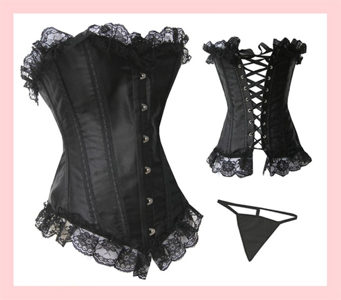 Corset royal body shaping slimming clothes lace shaper beauty care clothing sexy black bra abdomen drawing