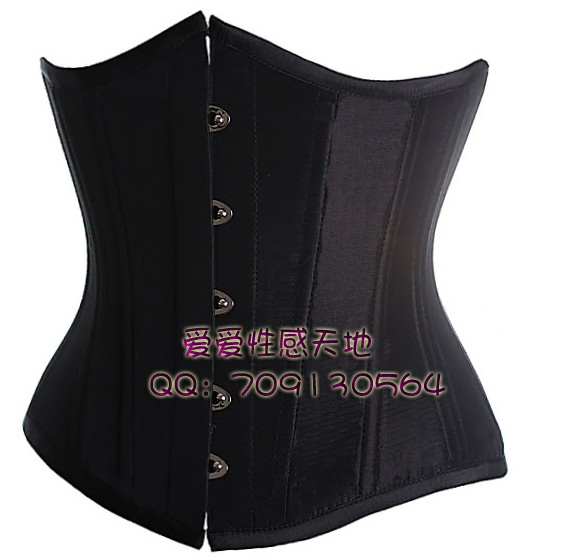 Corset tight vest royal shapewear waist belt clip cummerbund black sexy shaper 1035