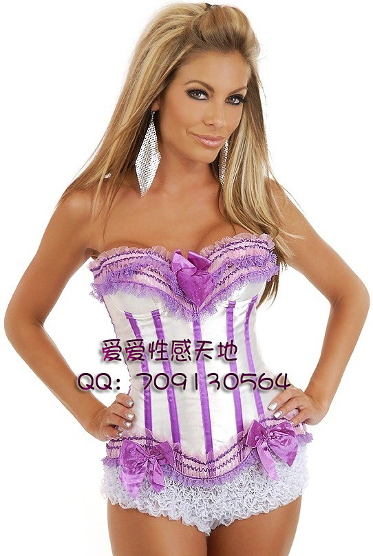Corset vest bone clothing luxury royal gorgeous sexy shapewear shaper white 068