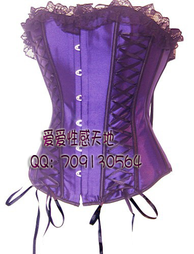 Corset vest purple royal shapewear sexy shaper corset 2106