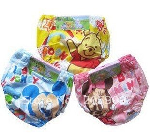 Cotton/ Baby Childrens Underwear/ Underpants Shorts Pants /Cartoon Disny Parcel ass 24pcs /D-96-312