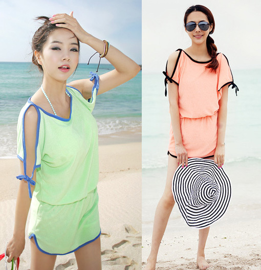Cotton bikini heliosphere skirt plus size one-piece dress beach dress beach dress towel fabric