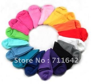 Cotton female socks in tube socks