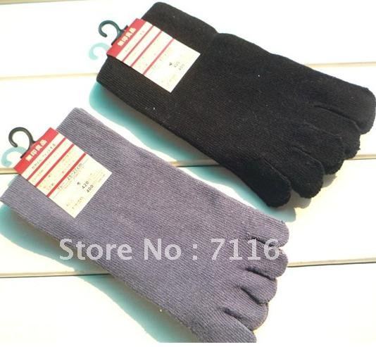 Cotton health socks/man/woman five toe socks/deodorization antibacterial