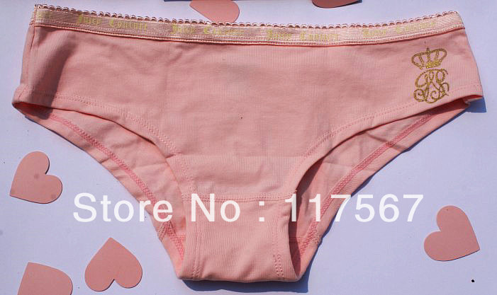 Cotton Ladies Panties with Letters Sexy Woman's Brief vs Pink 17 Options