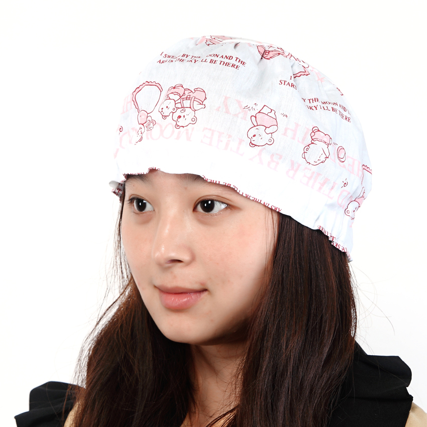 Cotton maternity 100% adjustable cap puerperal hat pocket double faced cloth hat 100% cotton size adjustable