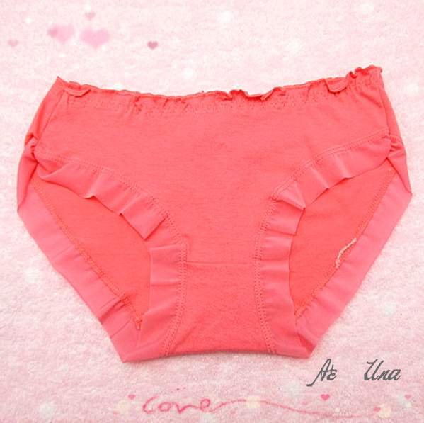 Cotton Seamless Bow Hollow Woman Underwear Panties Random Colors Free Shipping#1103