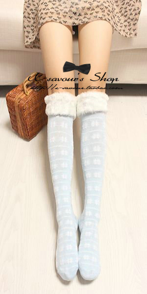cotton Stockings/snowflake Christmas stocking/students socks stockings,Christmas gift free shipping