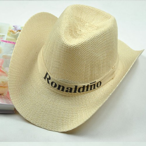 Cowboy hat fedoras men's beach hat summer big sun-shading wide-brimmed hat summer strawhat female male