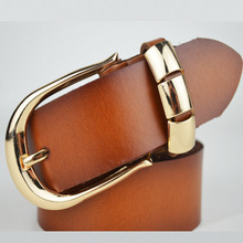 Cowhide belt women genuine leather fashion all-match women's pin buckle strap p9921 free shipping