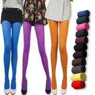 (CPA)FREE SHIPPING hot selling lady candy stockings /fashion socks/Nylon silk stockings women,s pants 8color 12pcs/lot