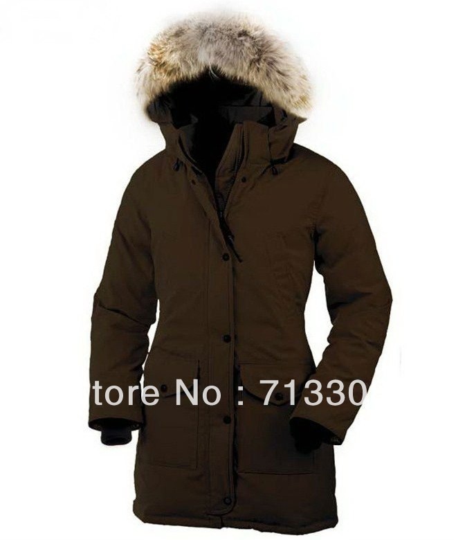 CPA Free Shopping Warm Down Jacket Lady's Winter Coat Goose Down Parka Trillium Jacket Women's Long Down Coat Size XS -- XXL