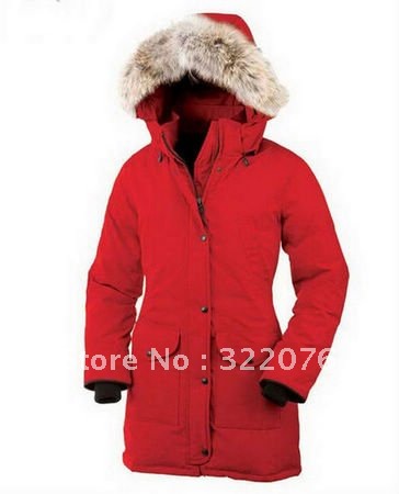 CPAM SHIPPING New styles Women's Kensington Parka Goose Down Jackets ,women goose down jacket, winter jacket  Red XS-XXL