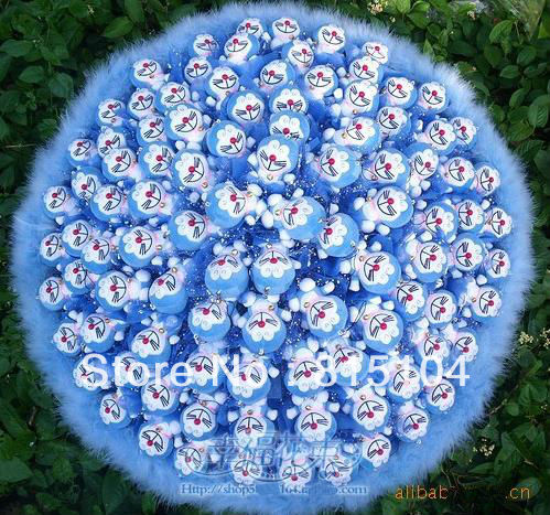 Creative gifts Doraemon doll cartoon bouquet Valentine's Day Gift free shipping ZA304