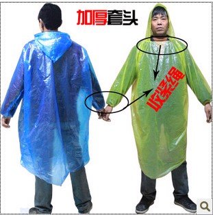 Creative Household Items One-time Raincoat Umbrella Rain Gear Free Shipping 20pcs