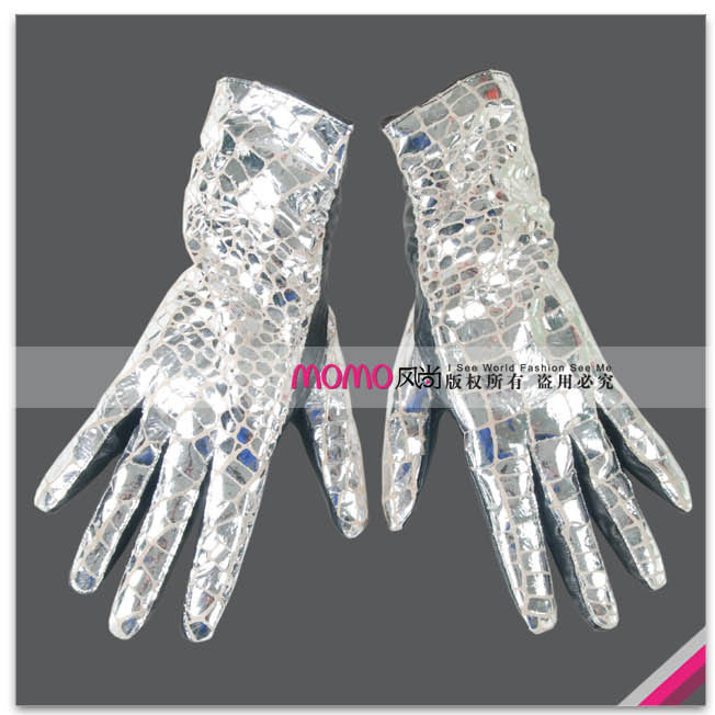 Crocodile women's 27cm medium-long genuine leather gloves sheepskin gloves limited edition print