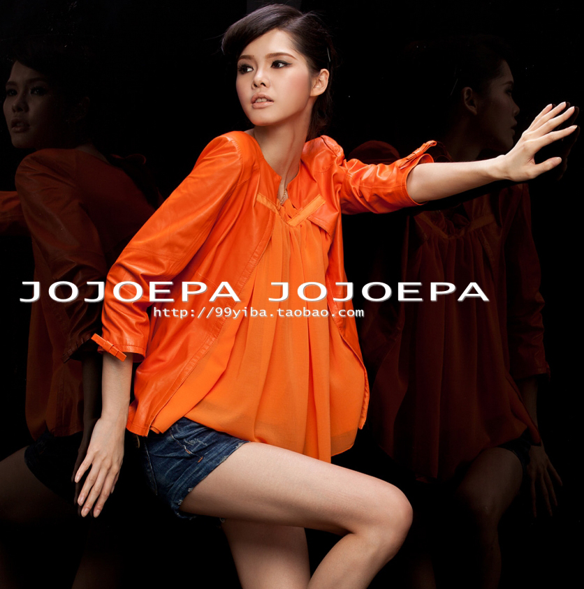 Croppings suede yarn women's classic fashion leather clothing personality mm