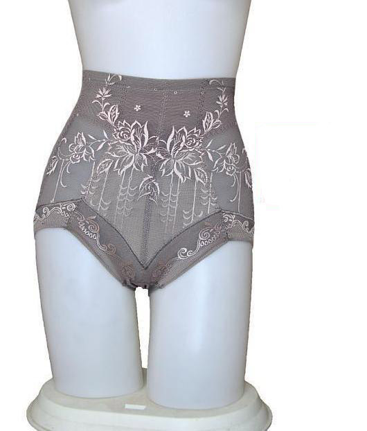 Crystal bamboo charcoal cotton breathable abdomen slimming butt-lifting drawing plastic pants