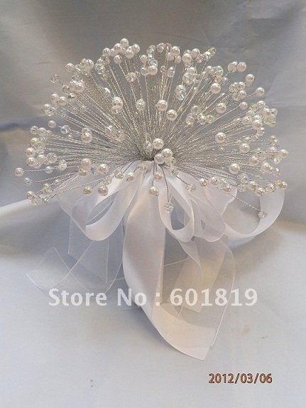 crystal bouquet 300pcs beads large preal color and size can be made to order