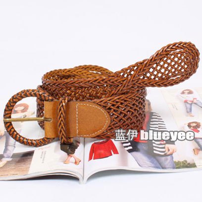 Cummerbund decoration fashion belt genuine leather white all-match vintage m6 women's knitted strap b016