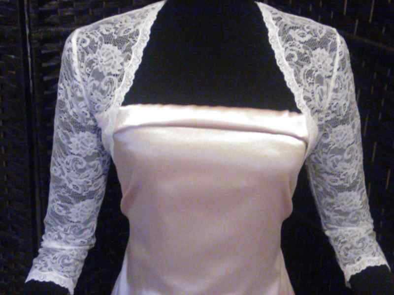 Custom Lace Bridal Wedding bolero Jacket hot custom