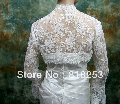 Custom Lace Bridal Wedding bolero Jacket hot custom P-11