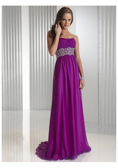 Custom-made Best selling Designer Elegance Simple Pretty Flowery Chiffon Prom Dress AXPD321